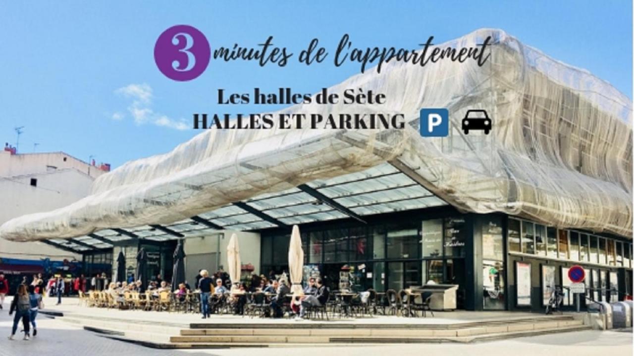 Splendide T2 Neuf Coocoonig Avec Petit Patio Sète Exterior foto