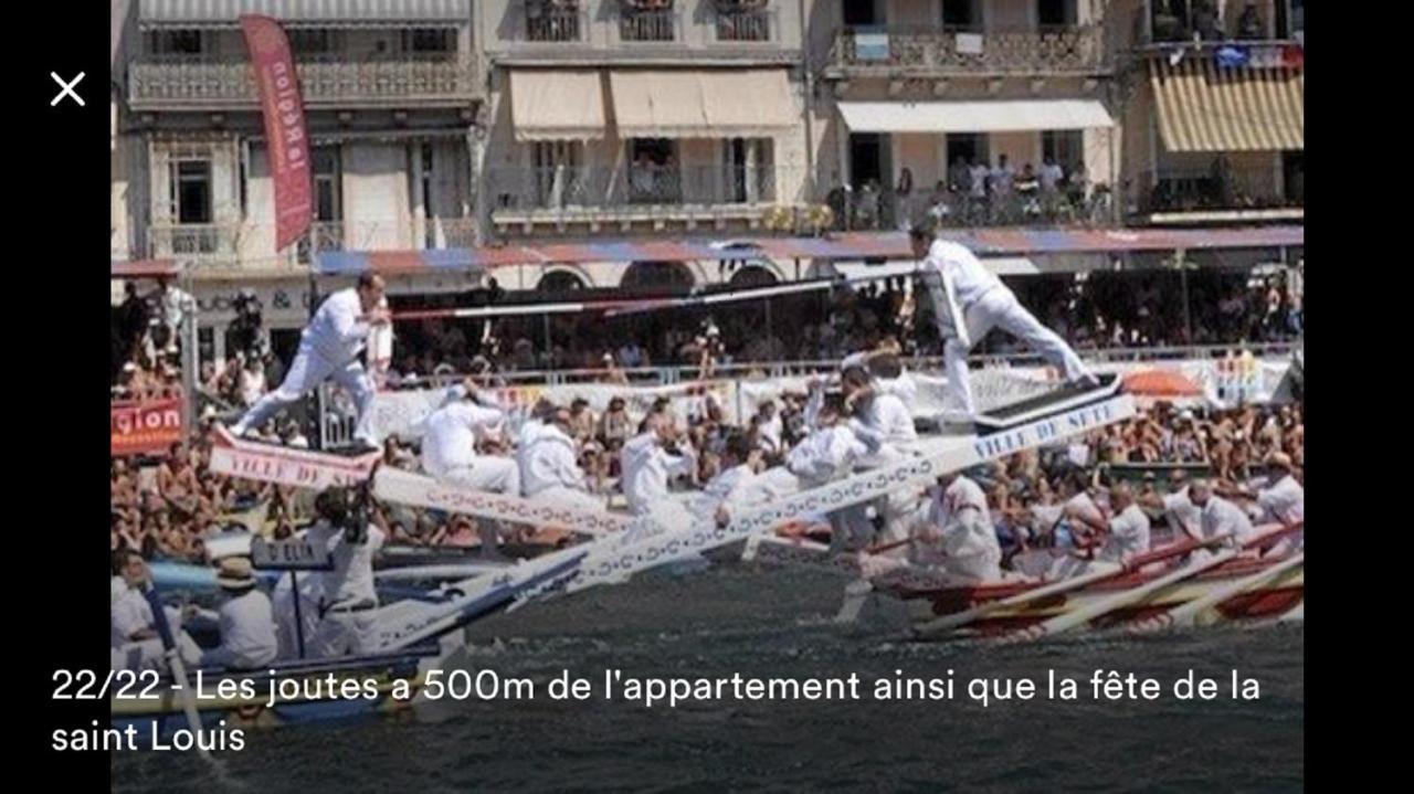 Splendide T2 Neuf Coocoonig Avec Petit Patio Sète Exterior foto